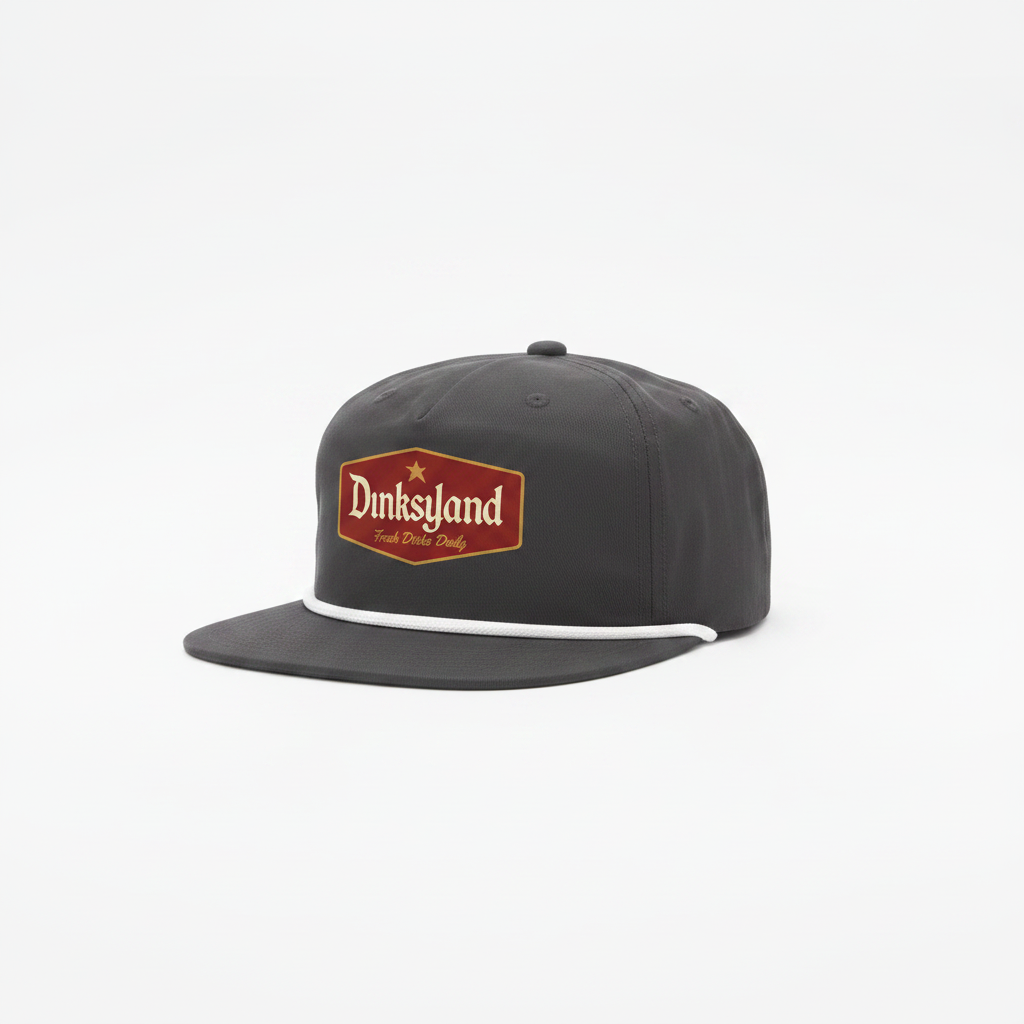 3rd Shot Drop - Charcoal - red/gold patch