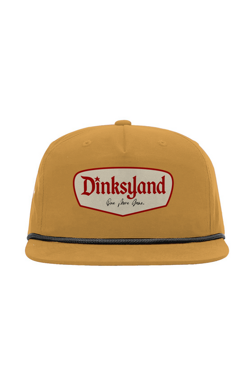 Vintage Dinksyland Embroidered rope hat