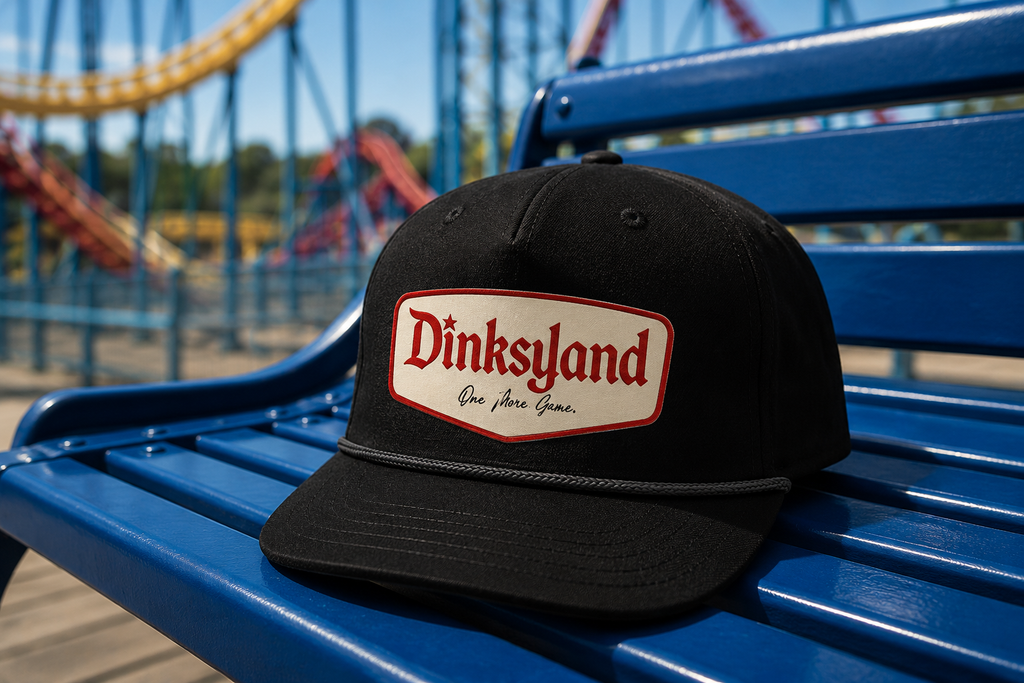Vintage Dinksyland Embroidered rope hat-black