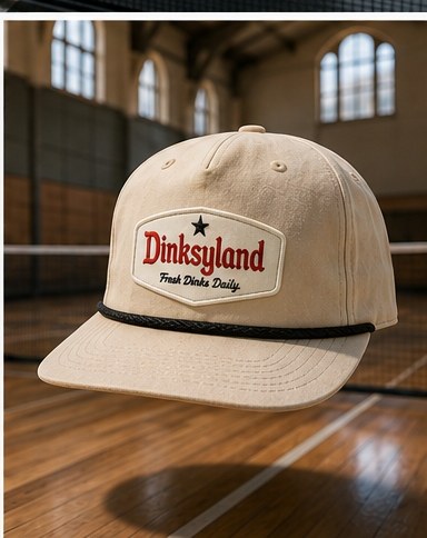 Court 07 · Sandlot — Birch Dinksyland Richardson 256 rope cap on an indoor gym court